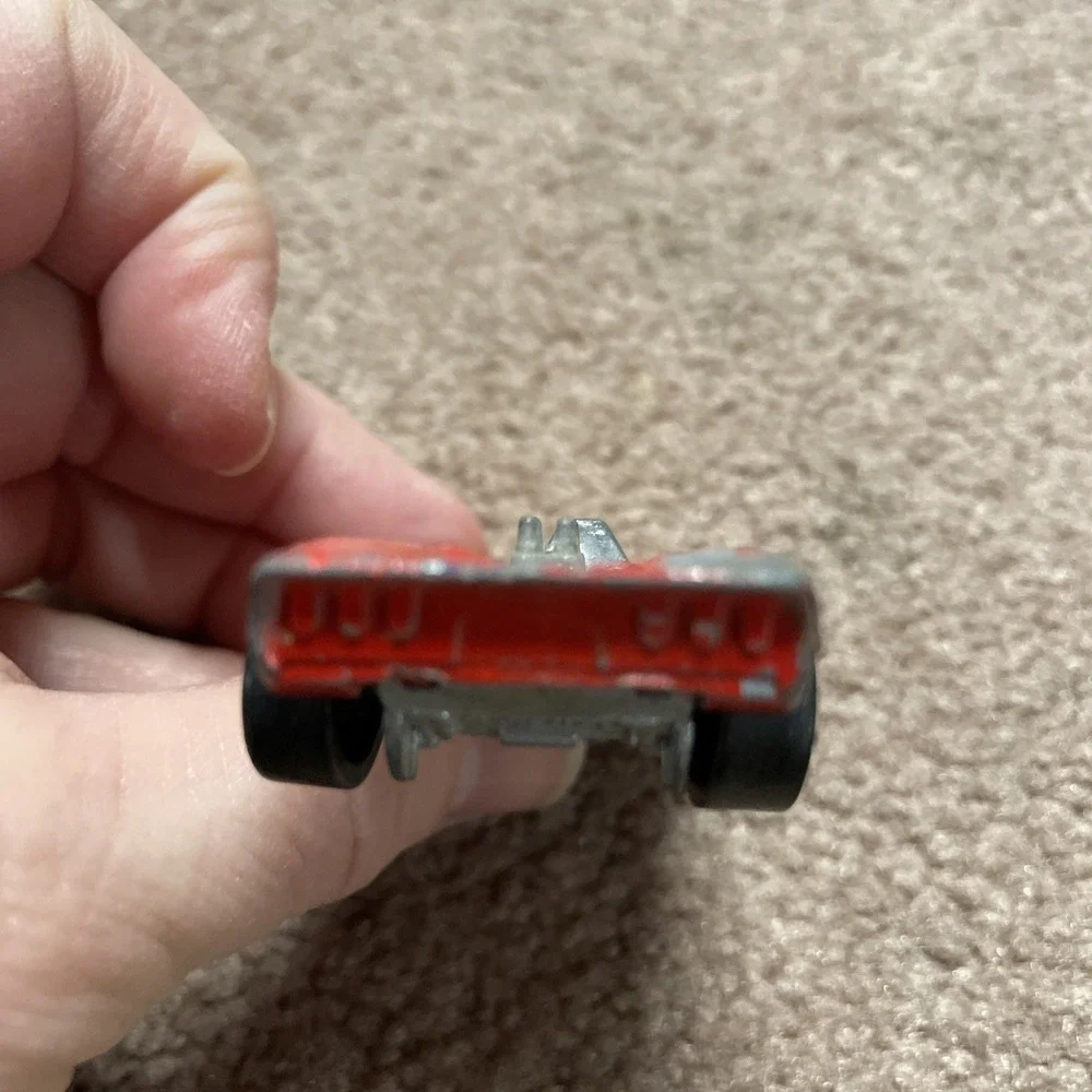 Redline Hot Wheels 1969 312p‎ FERRARI Red Enamel RARE VHTF Mattel Hong Kong